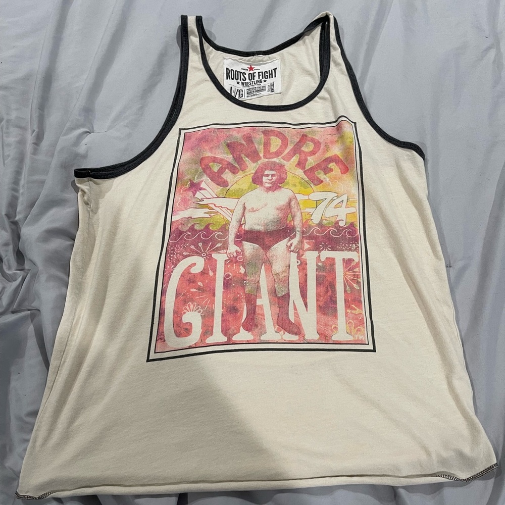Mens Andre the Giant tank top